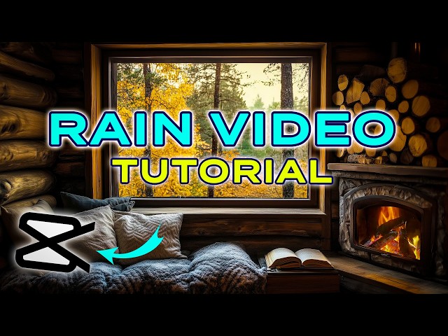 How to Create Rain Video | Tutorial for Beginners | CapCut Video Editor