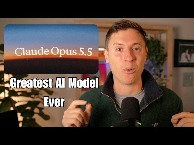 Claude Opus 5.5 is the most important AI release of the year