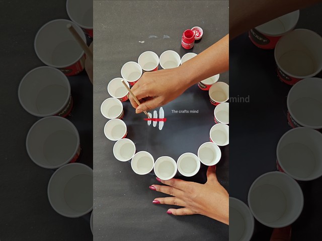 DIY Best Ganpati decoration idea using paper cup 😍❤️ #diy #ganpati #ganeshchaturthi #best #ganesh