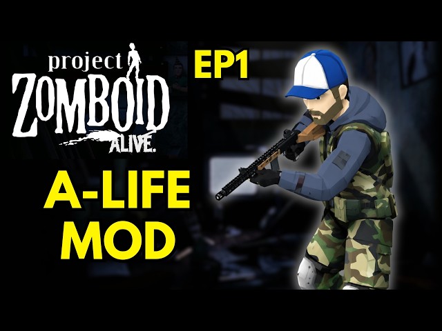 Project Zomboid finally has NPCs! | A-Life Mod | EP1