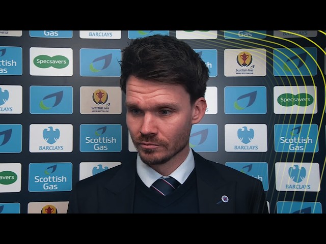 Rangers head coach Danny Röhl reacts to his side's penalty shootout defeat to Celtic