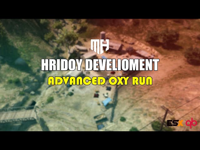 Advanced Oxy Run – [QBCore/ESX] | Fivem Script | Hridoy Development
