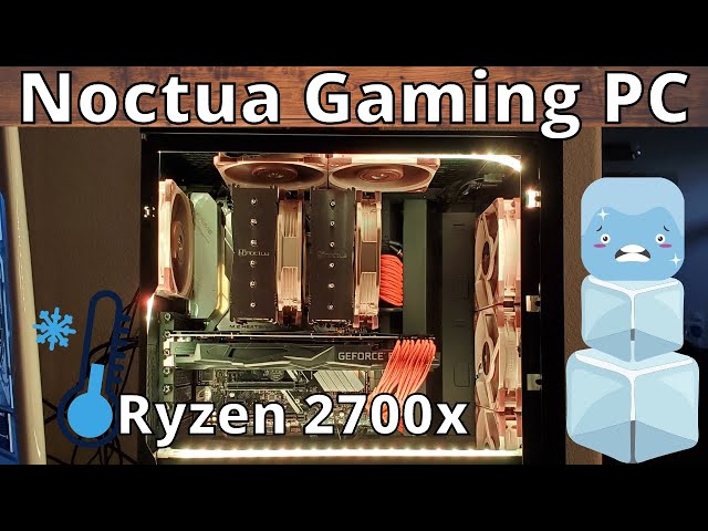 Noctua Gaming PC Build | Ryzen CPU | RTX 2070 | NH D15 Noctua Cooler | Corsair 4000D Airflow
