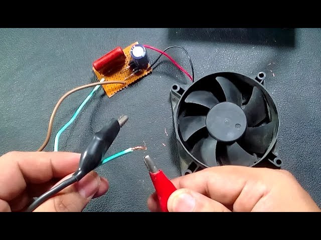 HOW TO CONNECT 12V FAN TO 220V