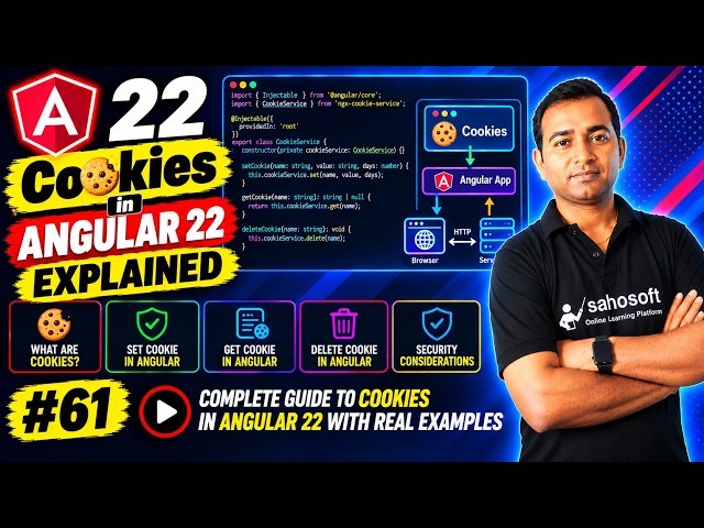 Cookies in Angular 22 Explained in Details  | Angular 22 complete course
