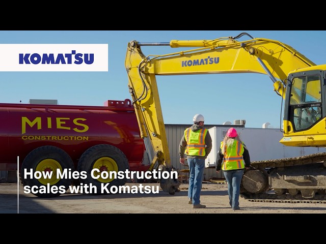 From backyard startup to industry leader: The Mies Construction story with Komatsu