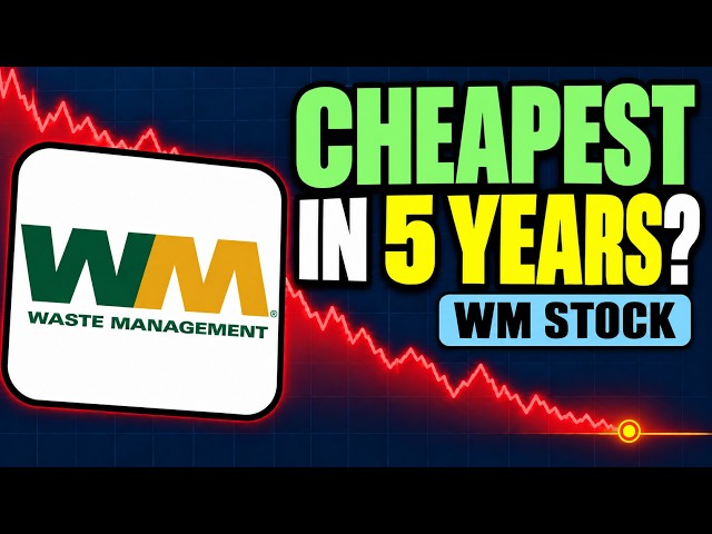 Waste Management Stock is at it's Cheapest Valuation in 5 Years!