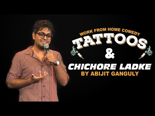 Tattoos & Chichore Ladke | Stand up Comedy by Abijit Ganguly | Crowd Work in Online Show
