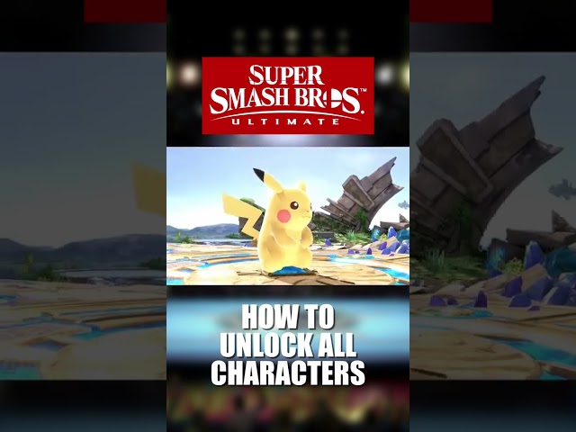 How to Unlock All Characters in Super Smash Bros Ultimate #supersmashbros