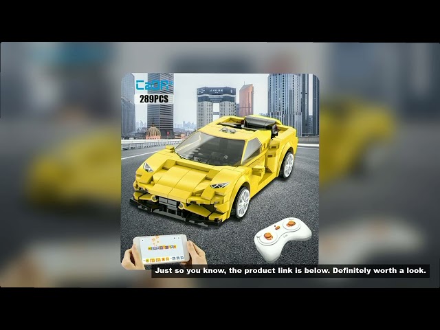Cada City APP Programming Remote Control Sports Car Model Building Blocks RC Racing Car Bricks Gifts