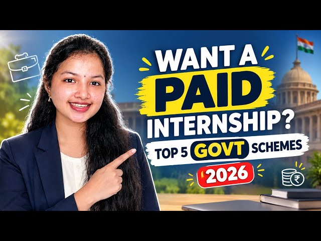💰 PAID Government Internships 2026 🇮🇳 | 5 Schemes Every Student Should Know 🎓