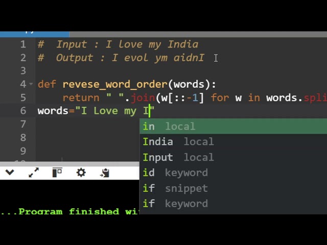 Python reverse the Char 