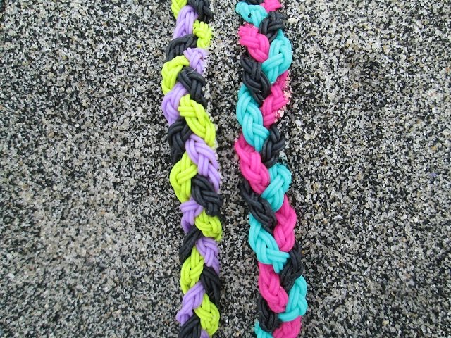 Strand Bands Triple Single Braid Bracelet. New Tutorial.