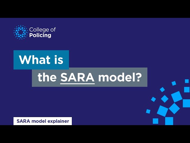 What is the SARA model? | Video explainer 1 | Problem solving with the SARA model