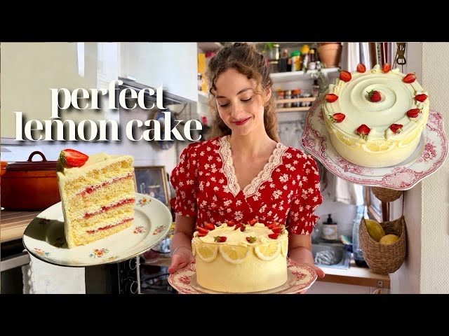 How to Make the Perfect Lemon Cake | Baking in My Tiny Parisian Kitchen