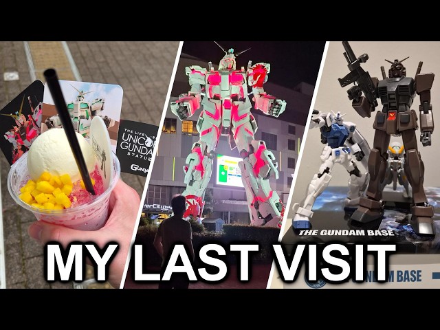My Last Visit to the Unicorn Gundam Statue