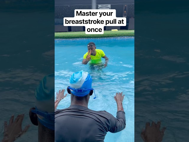 How to master your breaststroke pull in 2 seconds #swimming #shorts #breaststroke #usa