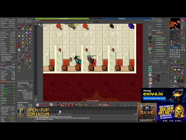 ( TIBIA GLOBAL ) BOUNTY TASKS 25% ATTACK AND 25% LOOT