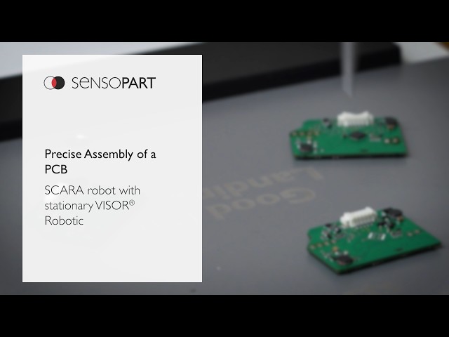 SCARA PCB Assembly with Stationary Robot Vision | VISOR® Robotic