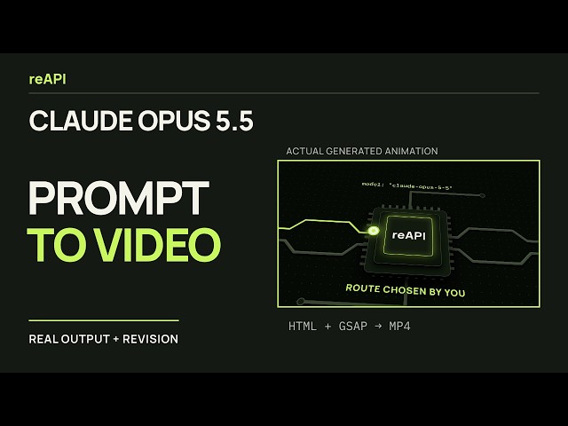 Claude Opus 5.5 Video Tutorial: From Prompt to MP4
