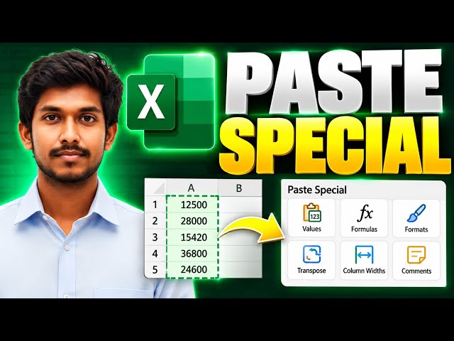 Excel Paste Special Shortcut That Saves 2 Hours of Office Work | Telugu