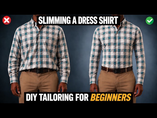 How to Tailor a Dress Shirt (Every Step in 2 Minutes)