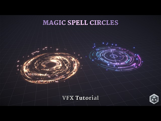 Magic Spell Circle VFX For Unity | Shader Graph Tutorial