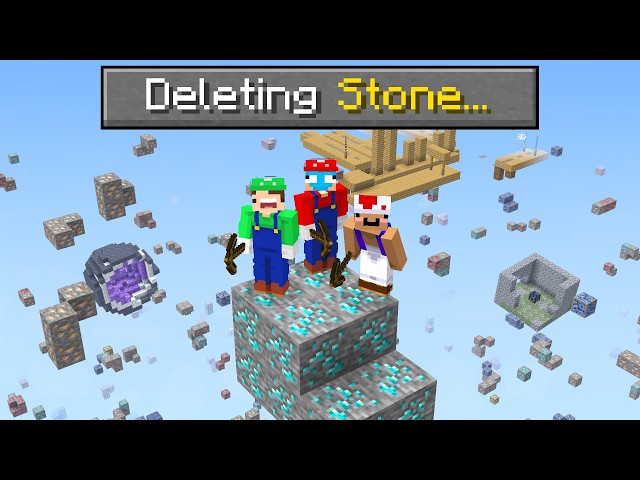 Minecraft, But a Block is Deleted Every Second...