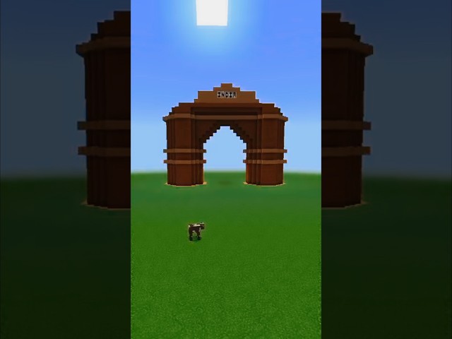 Noob vs pro vs hacker India gate Challenge 🥵 #shorts #short #viralshorts #minecraft