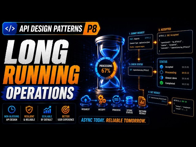 🔒🌐 Long Running Operations — đừng bắt client chờ một workflow dài | API Design Patterns P8
