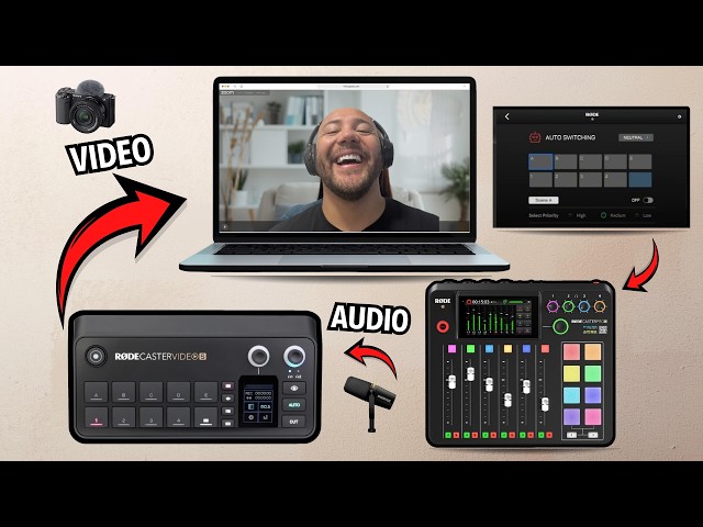 Connect the RodeCaster Video to a Rodecaster Pro 2 for Auto - Switching and Zoom Video Calls