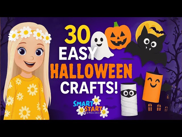 30 EASY HALLOWEEN CRAFTS for Kids! 👻 Fun & Simple DIYs with Miss Daisy