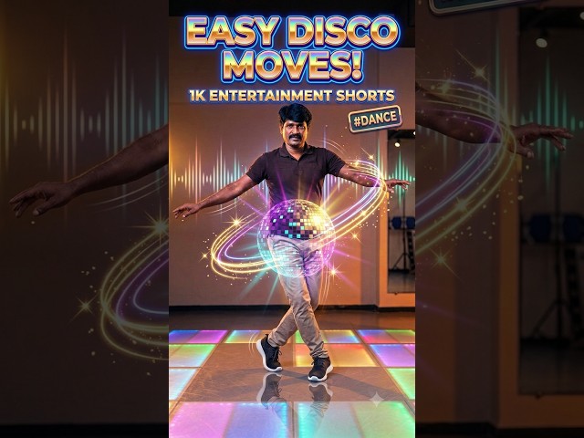 easy disco dance moves shorts | 1k entertainment #dance