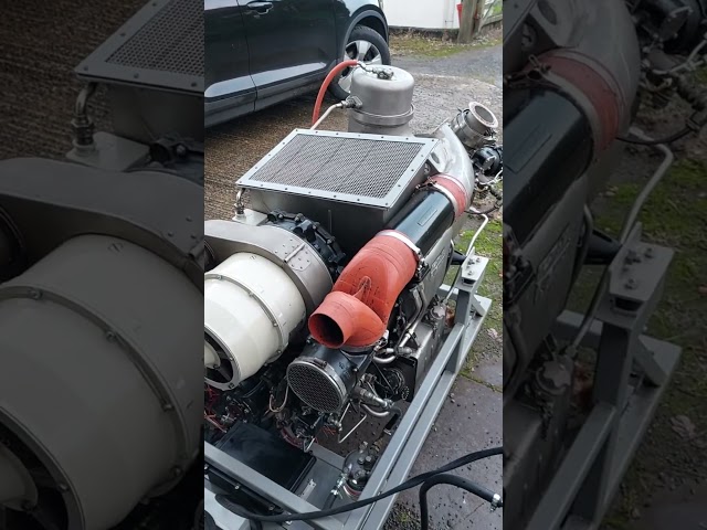 Airesearch Gas Turbine APU start up