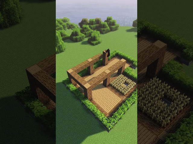 Minecraft Easy Starter House Build! 🏡 #minecraft #shorts