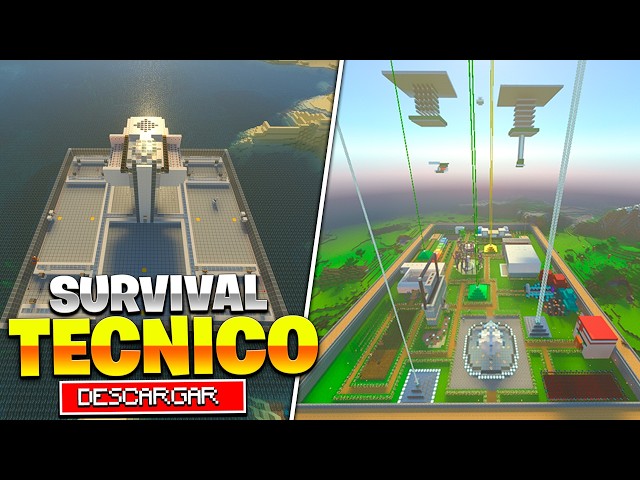 TECHNICAL MINECRAFT BEDROCK WORLDS WITH ACHIEVEMENTS ENABLED 🔥