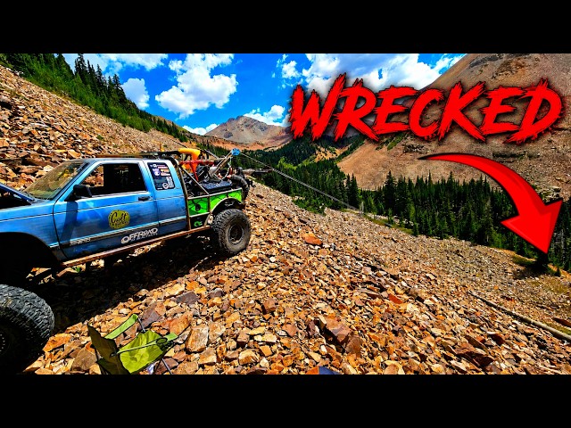Lucky To Be Alive Vehicle Recovery On A Mountain Shelf Road!! @MattsOffRoadRecovery