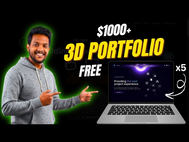 5 Free 3D Portfolio Websites Worth $1000+ | Download Now