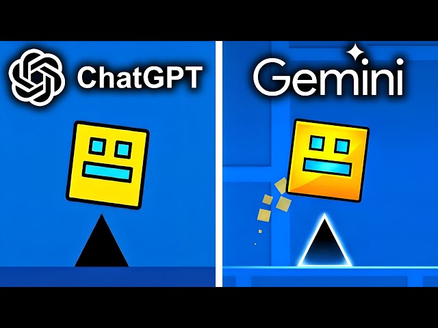 ChatGPT vs Gemini Make Geometry Dash From Scratch