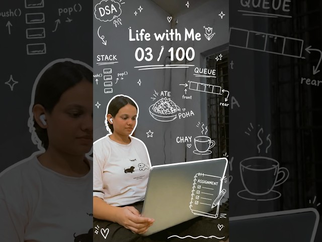 03 / 100 🌟…………………..#trending #viral #shorts #dsa #minivlog #morning #assignment