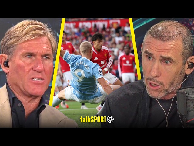 "IT'S POOR REFEREEING!" Simon Jordan & Martin Keown SLAM VAR for Allowing Haaland's OFFSIDE Goal!