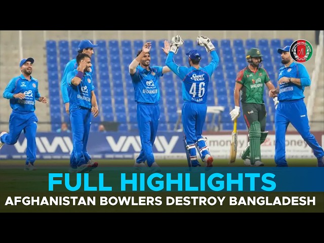 Afghanistan Bowlers Destroy Bangladesh! 🔥 | Full Match Highlights | 3rd ODI 2025 | 311T