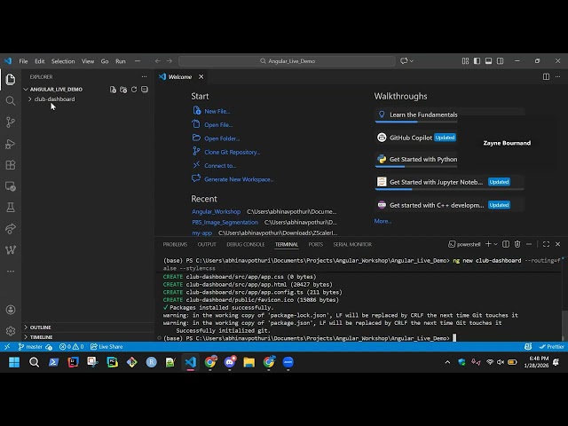 SEC@UF - Spring 2026 Workshop #1 - Frontend w/ Angular.js