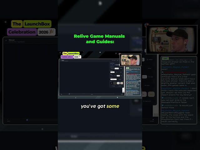 New: manuals & guides inside LaunchBox