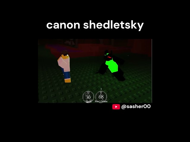 canon forsaken shedletsky gameplay  #roblox #fyp #fypシ  #robloxedit #memes #forsaken