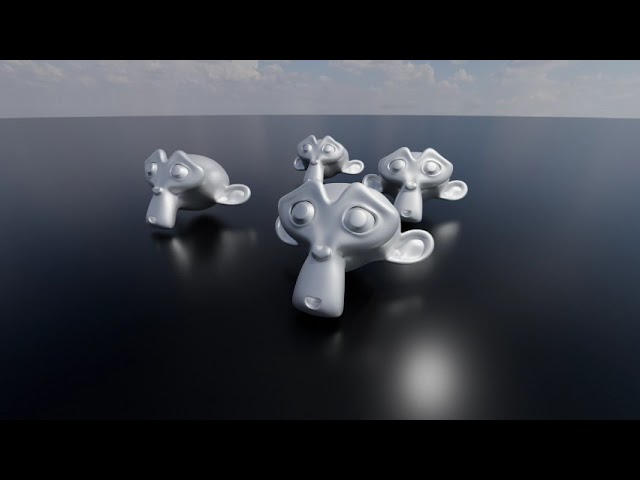 VR180 3D Video Blender Animation Test for Tutorial