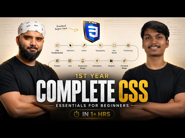 Complete CSS for Beginners Part 1 | Master Your Frontend Fundamentals