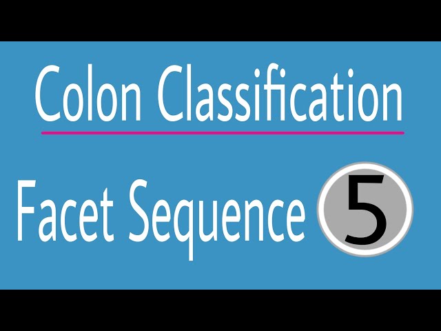 Principles of Facet Sequence (When a Facet appears more than once)