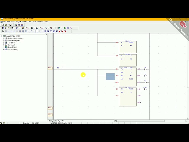 FATEK PLC WINPRO LADDER [MAKE PLC ACT AS THE COMMUNICATION SENDER THROUGH PORT 1-4] PROGRMMING