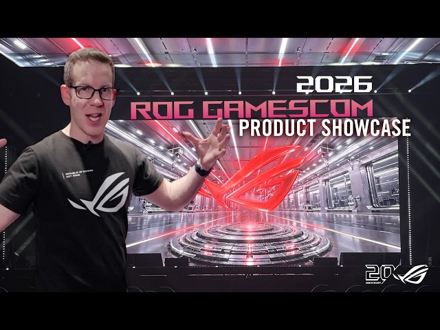 Inside the ROG Booth: What's New at Gamescom 2026? 👀